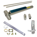 KIT - CD (Cylinder Dogging, Requires 1-1/4in Mortise Cylinder), SVR (Surface Vertical Rod) Smooth Exit Device, 996L-NL-06 Nightlatch Lever Trim (Requires Rim Cylinder), LHR Left Hand Reverse/Reversible Handing, (Snap Ring Tool Needed), 36in x 84in, Grade 1, 626/US26D Satin Chrome