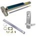 KIT - CD (Cylinder Dogging, Requires 1-1/4in Mortise Cylinder), SVR (Surface Vertical Rod) Smooth Exit Device, 996L-NL-06 Nightlatch Lever Trim (Requires Rim Cylinder), RHR Right Hand Reverse/Reversible Handing, (Snap Ring Tool Needed), 36in x 84in, Grade 1, 626/US26D Satin Chrome