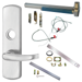 KIT - CVC (Concealed Vertical Cable) Smooth Exit Device, CD (Cylinder Dogging, Requires 1-1/4in Mortise Cylinder), 996L-17 Lever Trim (Requires Rim Cylinder), RHR Right Hand Reverse/Reversible Handing (Snap Ring Tool Required), 36in x Up to 96in, Grade 1, 626/US26D Satin Chrome