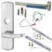 KIT - CVC (Concealed Vertical Cable) Grooved Exit Device, CD (Cylinder Dogging, Requires 1-1/4in Mortise Cylinder), 996L-17 Lever Trim (Requires Rim Cylinder), RHR Right Hand Reverse/Reversible Handing (Snap Ring Tool Required), 36in x Up to 96in, Grade 1, 626/US26D Satin Chrome