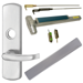 KIT - CVR (Concealed Vertical Rod) Smooth Exit Device, LD (Less Dogging), 996L-17 Lever Trim (Requires Rim Cylinder), RHR Right Hand Reverse/Reversible Handing (Snap Ring Tool Required), 36in x Up to 96in, Grade 1, 626/US26D Satin Chrome
