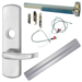 KIT - CVC (Concealed Vertical Cable) Grooved Exit Device, LD (Less Dogging), 996L-17 Lever Trim (Requires Rim Cylinder), RHR Right Hand Reverse/Reversible Handing (Snap Ring Tool Required), 36in x Up to 96in, Grade 1, 626/US26D Satin Chrome