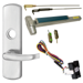 KIT - CVR (Concealed Vertical Rod) Smooth Exit Device, RX (Request to Exit Switch), 996L-17 Lever Trim (Requires Rim Cylinder), RHR Right Hand Reverse/Reversible Handing (Snap Ring Tool Required), 36in x Up to 96in, Hex Dogging, Grade 1, 626/US26D Satin Chrome