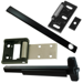 KIT - Cylinder Dogging, Rim Exit Device, Exit Only No Trim, 36in, 1439 Low Profile Roller Strike, Grade 1, 711/315 Flat Black