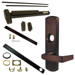 KIT - Cylinder Dogging, SVR (Surface Vertical Rod) Exit Device, 996L-NL-06 Nightlatch Lever Trim, RHR Right Hand Reverse/Reversible Handing, 36in x 84in, Grade 1, 710/313AN Dark Bronze Anodized