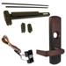 KIT - RX (Request to Exit Switch), SVR (Surface Vertical Rod) Exit Device, 996L-NL-06 Nightlatch Lever Trim, LHR Left Hand Reverse/Reversible Handing, 36in x 84in, Grade 1, 710/313AN Dark Bronze Anodized