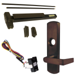 KIT - RX (Request to Exit Switch), SVR (Surface Vertical Rod) Exit Device, 996L-NL-06 Nightlatch Lever Trim, RHR Right Hand Reverse/Reversible Handing, 36in x 84in, Grade 1, 710/313AN Dark Bronze Anodized