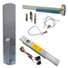 KIT - Alarmed (Requires 1-1/4in Mortise Cylinder), CVC (Concealed Vertical Cable) Grooved Exit Device, RX (Request to Exit Switch), 990 Dummy Pull Trim, 36in x Up to 96in, No Dogging, Grade 1, 626/US26D Satin Chrome