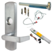 KIT - Alarmed (Requires 1-1/4in Mortise Cylinder), CVC (Concealed Vertical Cable) Grooved Exit Device, RX (Request to Exit Switch), 996L-06 Lever Trim (Requires Rim Cylinder), RHR Right Hand Reverse/Reversible Handing (Snap Ring Tool Required), 36in x Up to 96in, No Dogging, Grade 1, 626/US26D Satin Chrome