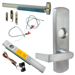 KIT - Alarmed (Requires 1-1/4in Mortise Cylinder), CVC (Concealed Vertical Cable) Grooved Exit Device, RX (Request to Exit Switch), 996L-NL-06 Nightlatch Lever Trim (Requires Rim Cylinder), LHR Left Hand Reverse/Reversible Handing (Snap Ring Tool Required), 36in x Up to 96in, No Dogging, Grade 1, 626/US26D Satin Chrome