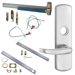 KIT - CVC (Concealed Vertical Cable) Smooth Exit Device, CD (Cylinder Dogging, Requires 1-1/4in Mortise Cylinder), 996L-17 Lever Trim (Requires Rim Cylinder), LHR Left Hand Reverse/Reversible Handing (Snap Ring Tool Required), 36in x Up to 96in, Grade 1, 626/US26D Satin Chrome