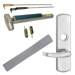 KIT - CVR (Concealed Vertical Rod) Smooth Exit Device, LD (Less Dogging), 996L-17 Lever Trim (Requires Rim Cylinder), LHR Left Hand Reverse/Reversible Handing (Snap Ring Tool Required), 36in x Up to 96in, Grade 1, 626/US26D Satin Chrome