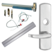 KIT - CVC (Concealed Vertical Cable) Grooved Exit Device, LD (Less Dogging), 996L-17 Lever Trim (Requires Rim Cylinder), LHR Left Hand Reverse/Reversible Handing (Snap Ring Tool Required), 36in x Up to 96in, Grade 1, 626/US26D Satin Chrome