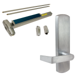 KIT - Fire-Rated (No Dogging), SVR (Surface Vertical Rod) Smooth Exit Device, 996L-DT-06 Dummy Lever Trim, LHR Left Hand Reverse/Reversible Handing, (Snap Ring Tool Needed), 36in x 84in, Grade 1, 626/US26D Satin Chrome