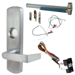 KIT - CVC (Concealed Vertical Cable) Grooved Exit Device, RX (Request to Exit Switch), 996L-NL-06 Nightlatch Lever Trim (Requires Rim Cylinder), RHR Right Hand Reverse/Reversible Handing (Snap Ring Tool Required), 36in x Up to 96in, Hex Dogging, Grade 1, 626/US26D Satin Chrome