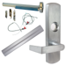 KIT - CVC (Concealed Vertical Cable) Grooved Exit Device, LD (Less Dogging), 996L-NL-06 Nightlatch Lever Trim (Requires Rim Cylinder), LHR Left Hand Reverse/Reversible Handing (Snap Ring Tool Required), 36in x Up to 96in, Grade 1, 626/US26D Satin Chrome