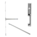 KIT - Narrow Stile SVR Surface Vertical Rod Exit Device, Escutcheon Nightlatch Pull Trim 718NL, 36in x 84in, Hex Dogging, Reversible Handing, Includes 3788 and 2130 Strikes, Grade 1, 626/US26D Satin Chrome