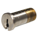 Plug for Key-in-Lever Cylinder F Keyway, 6-Pin, 626/US26D Satin Chrome