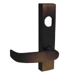 KIT - Nightlatch Exit Trim (Key Retracts Latchbolt, Lever Rigid), Less 34 Rim Cylinder, Escutcheon with L Lever, LHR Left Hand Reverse, 613E/US10BE Dark Satin Bronze (Works with (12) 8304, 8504, 8804, 8888, 8904, 9804 and 9904 Series)
