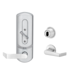 Interconnect Mechanical Lock, CS Series, FSIC (Schlage Full Size IC) Prep, Less Core, 626/US26D Satin Chrome