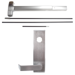 KIT - Electrified Trim, CVR Concealed Vertical Rod Exit Device, Escutcheon x Dane Lever Trim 510L-FSE, 36in x 96in, Hex Dogging, LHR Left Hand Reverse/Reversible, Grade 1, 626/US26D Satin Chrome