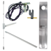 KIT - RX Request to Exit, SVR Surface Vertical Rod Exit Device, Nightlatch Pull Trim 512NL, 36in x 84in, Hex Dogging, Left Hand Reverse/Reversible Handing, Grade 1, 626/US26D Satin Chrome