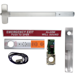 KIT - Exit Alarm, Rim Exit Device, Nightlatch Pull Trim 512NL, 36in, Less Dogging, Grade 1, 626/US26D Satin Chrome