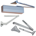 KIT - 1431 Series Surface Door Closer, CPS Heavy Duty Parallel Arm with Compression Stop, ADA Aluminum Powerglide Series, Adjustable Spring Size 1-6, TB Thru-Bolts, UL Listed for Fire Rated Doors, All Weather Fluid, Grade 1, 689/EN Sprayed Aluminum