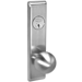 Dormitory Mortise Lock, Copenhagen Knob, 1in Deadbolt, Grade 1, 626/US26D Satin Chrome