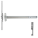 KIT - Narrow Stile CVR Concealed Vertical Rod Exit Device, Escutcheon Nightlatch Pull Trim 718NL , 36in x 96in, Hex Dogging, Reversible Handing, Includes 4188 and 2130 Strikes, Grade 1, 626/US26D Satin Chrome