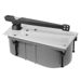 Heavy Duty Floor Closer, Center Hung, 28 Series, 105 Degree, Selective Hold Open(HO) or Non-Hold Open(NHO), Left Hand, Single Acting, Exterior or Interior Doors up to 350lbs, up to 48in, 626/US26D Satin Chrome