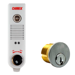 KIT - Gray Surface Exit Alarm, Door or Wall Mount, 100DB, 9VDC Battery Operated, Mortise Cylinder Included, SC1 Keyway