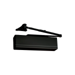 351 Series Surface Door Closer, UO Universal Arm with Parallel Mounting Bracket, ADA Cast Iron Heavy Duty Powerglide Series, Adjustable Spring Size 1-6, TB Thru-Bolts, UL Listed for Fire Rated Doors, All Weather Fluid, Grade 1, BSP Black Suede Powder Coat