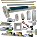 KIT - Fire-Rated (No Dogging), QEL (Quiet Electric Latch Retraction), RX (Request to Exit Switch), SVR Grooved Exit Device, 990 Dummy Pull Trim, 996L-DT-06 Dummy Lever Trim, LHR/Reversible Handing (Snap Ring Tool Required), Less Bottom Rods, 48in x 84in, Grade 1, 626/US26D Satin Chrome