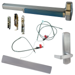 KIT - CVC (Concealed Vertical Cable) Grooved Exit Device, LD (Less Dogging), 996L-DT-06 Dummy Lever Trim, LHR Left Hand Reverse/Reversible Handing (Snap Ring Tool Required), 48in x Up to 96in, Grade 1, 626/US26D Satin Chrome