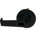 Exit Trim - SFIC Prep Lever x Rose Storeroom Function, Small Format IC, Less Core, 622/US19 Flat Black Powder Coated