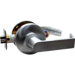 Electrified Cylindrical Lockset, 7-Pin SFIC Prep, FSE Fail Secure, Dual Voltage 12/24VDC, Clutched Eclipse Lever, SPDT, Output, ANSI Strike, Grade 1, Exterior Locked Only, Interior Free Egress, 626/US26D Satin Chrome