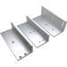 Top Jamb Z Bracket Mounting Kit for E6200 Maglock, 628/US28 Satin Aluminum