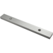 Filler Plate for 1511, 1511S, 1511T, 1511DEV, 1571, 1571DEV, 1581S Single Maglocks, 1/2in x 1-1/4in x 11in, 628/US28 Satin Aluminum