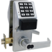 Networx Prox Reader & Keypad Double Sided Cylindrical Lock, SFIC, 5000 Users, 35,000 Audit Trail, Supports 802.11 or Ethernet, No Hardwiring, 626/US26D Satin Chrome