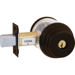 Deadbolt Double Cylinder, Schlage C Keyway, 2-3/4in Backset, Grade 2, 613E/US10BE Dark Oxidized Satin Bronze