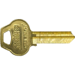 Key Blanks 60 Keyway 5-Pin, Nickel Silver, Original of Ilco 1001EH CO87