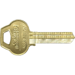 Key Blanks 67 Keyway 6-Pin, Nickel Silver, Original of Ilco 1001EG CO36