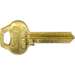 Key Blanks 59B1 Keyway 6-Pin, Nickel Silver, Original of Ilco A1001BH CO94