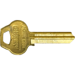 Key Blanks 59C2 Keyway 6-Pin, Nickel Silver, Original of Ilco A1001C2 CO102