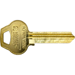 Key Blanks 59D1 Keyway 6-Pin, Nickel Silver, Original of Ilco A1001D1 CO107