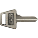 AK6BOX AM7 A1045 American Key Blank Nickel Plated
