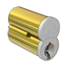 6 Pin SFIC Core, Schlage C123 Keyway, 626/US26D Satin Chrome
