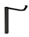 Motorized Gate Closer with Articulated Arm for Pedestrian Swing Gates - Black
