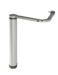 Motorized Gate Closer with Articulated Arm for Pedestrian Swing Gates - Silver